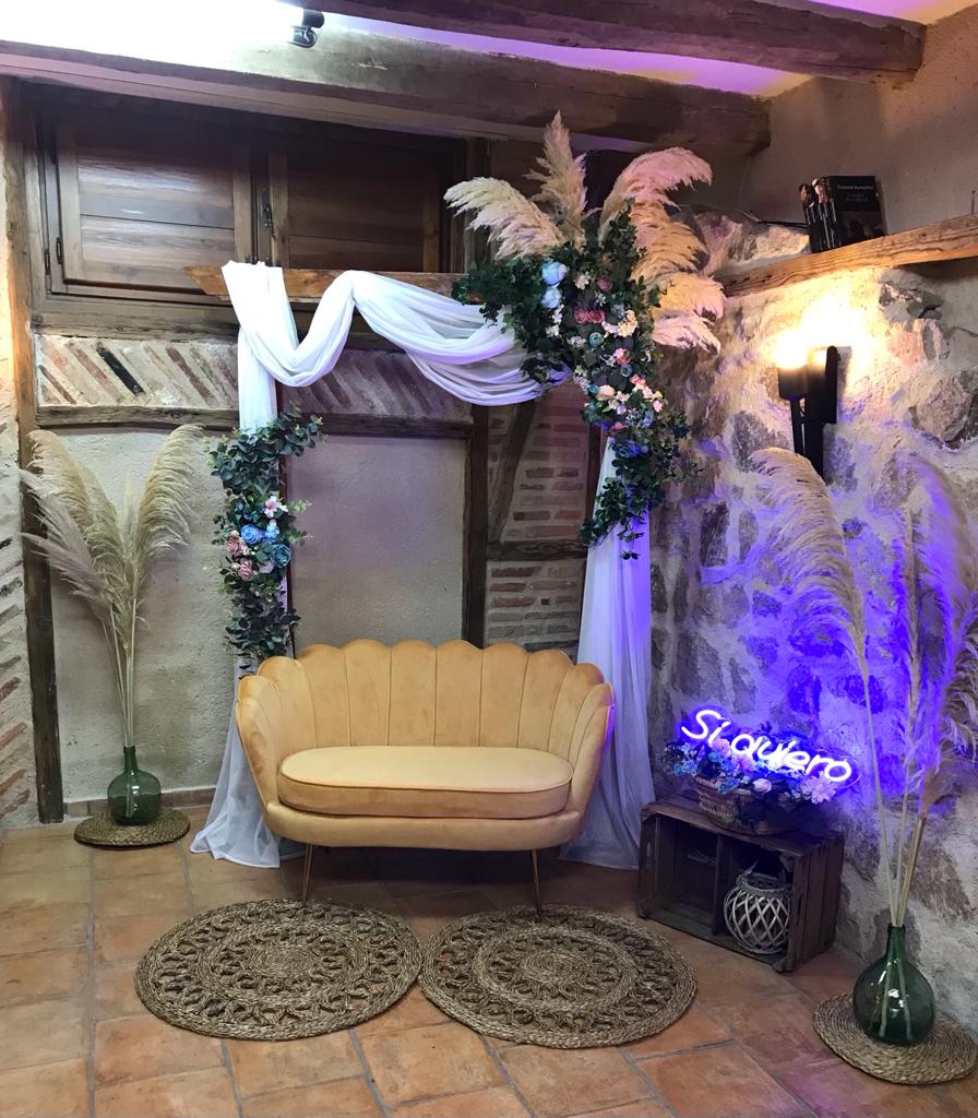 Decoración de boda elegante